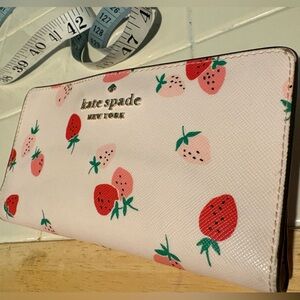 Kate Spade Strawberry Fold Wallet